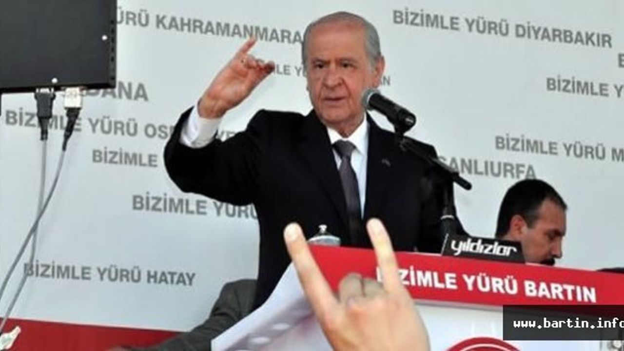 MHP Genel Başkanı Bahçeli Bartın'a Geliyor