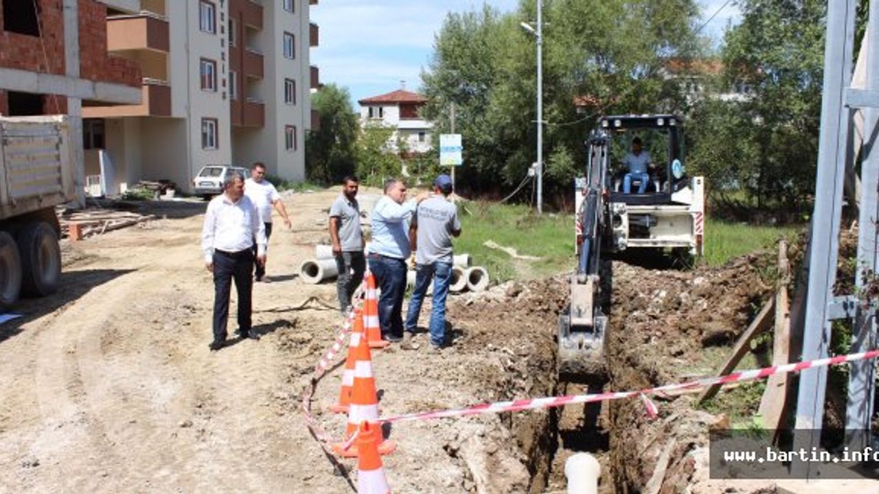 Çaydüzü'nde Alt Yapı Düzenleniyor