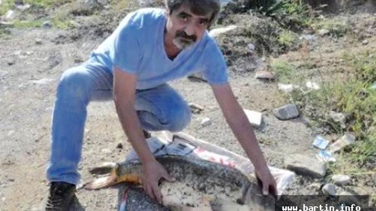 Bartın Irmağı'nda 16 kiloluk sazan