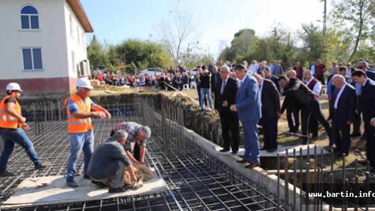 Terkehatipler Cami Temeli Törenle Atıldı