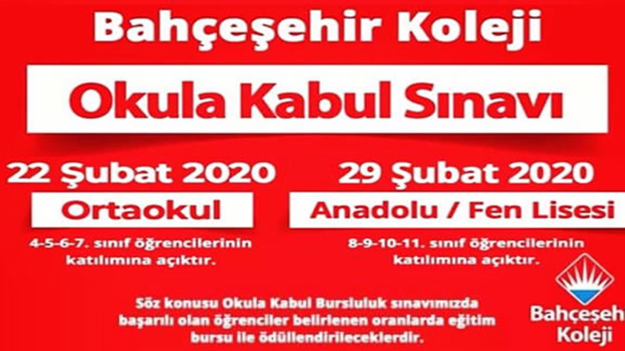 Bahçeşehir Koleji Okula Kabul Sınavı Başvuruları Başladı