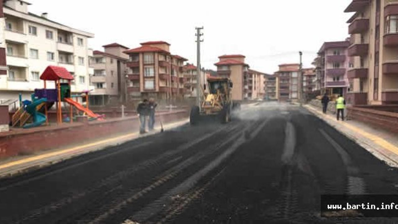 Bartın'a 115 Bin Metrekare Sıcak Asfalt