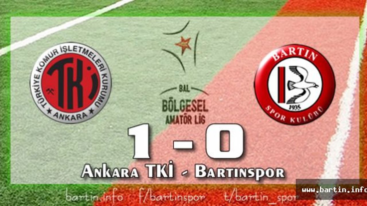 Bartınspor'a Nazar Değdi: 1-0