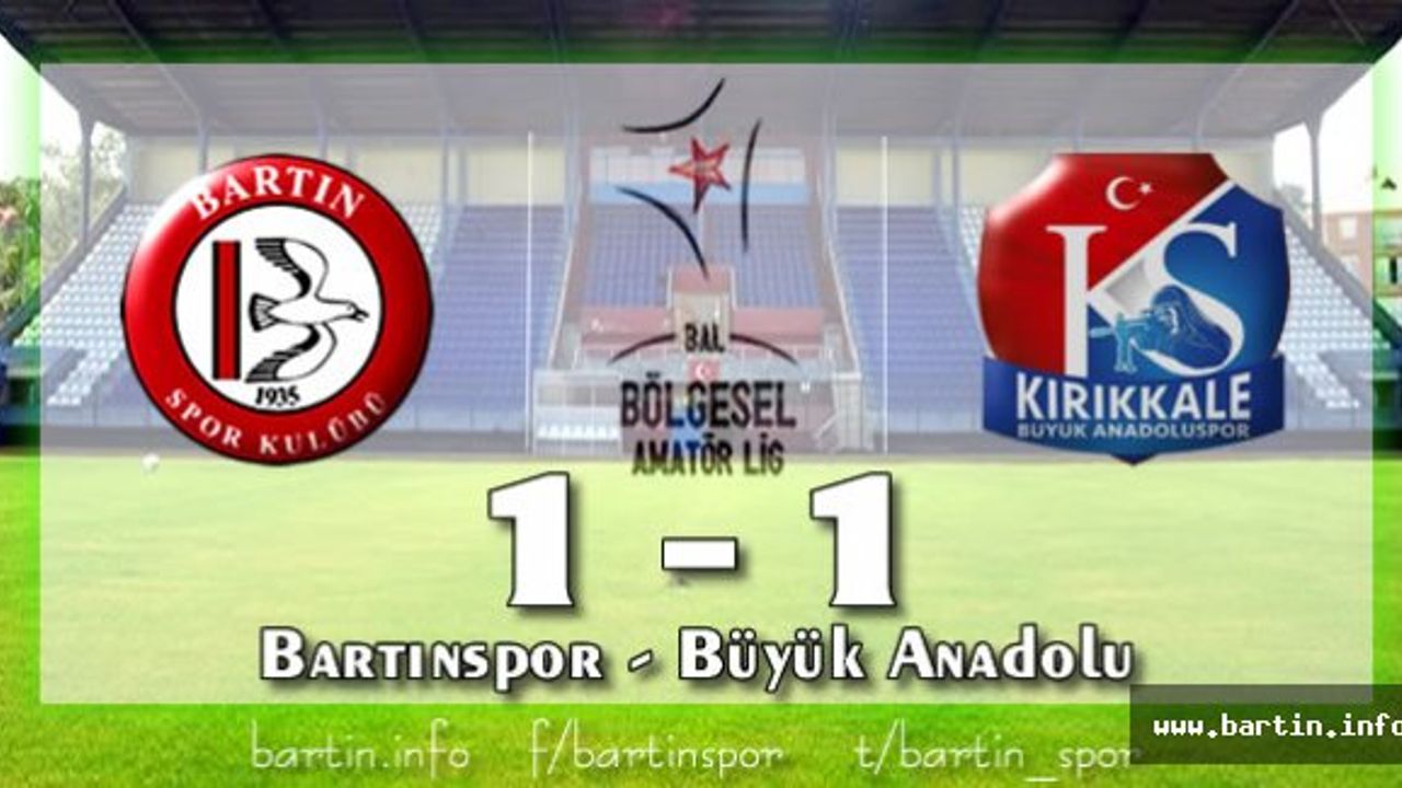 Bartınspor, 1 Puanı Uzatmada Kurtardı: 1-1