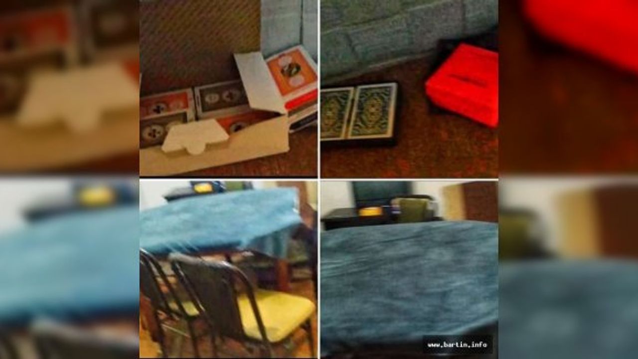 Kumarbazlar Evde Basıldı, 65 Bin TL...