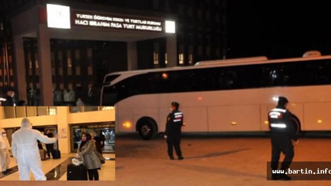 Fransa'dan getirilen 317 Vatandaş, Bartın'da yurda yerleştirildi