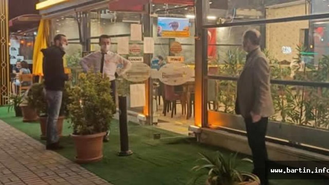 Bartın'da Kafelere Covid-19 Denetimi