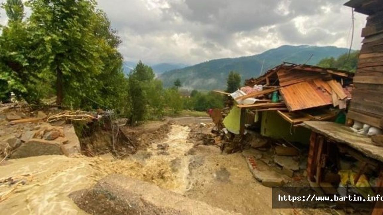 Bartın'da Sel Felaketi: 1 Ölü, 1 Kayıp