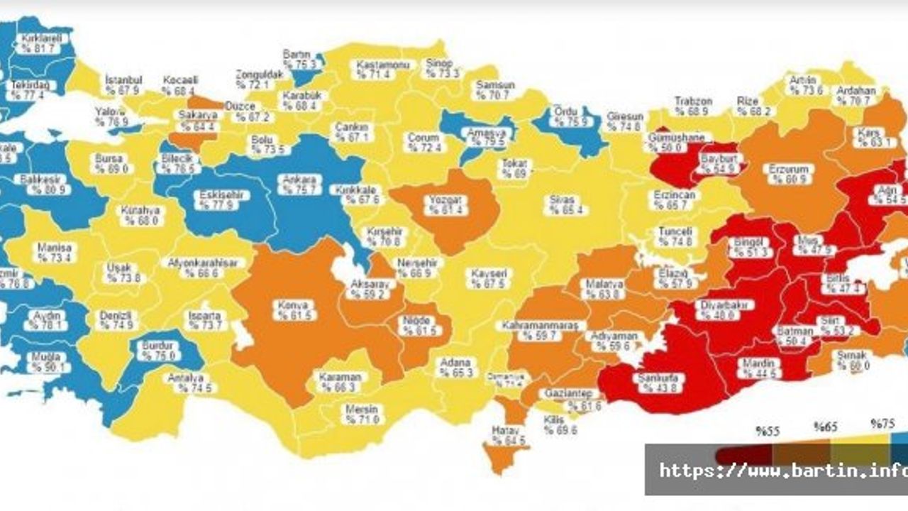 Bartın’da Aşılanma Oranı %74’ü Geçti