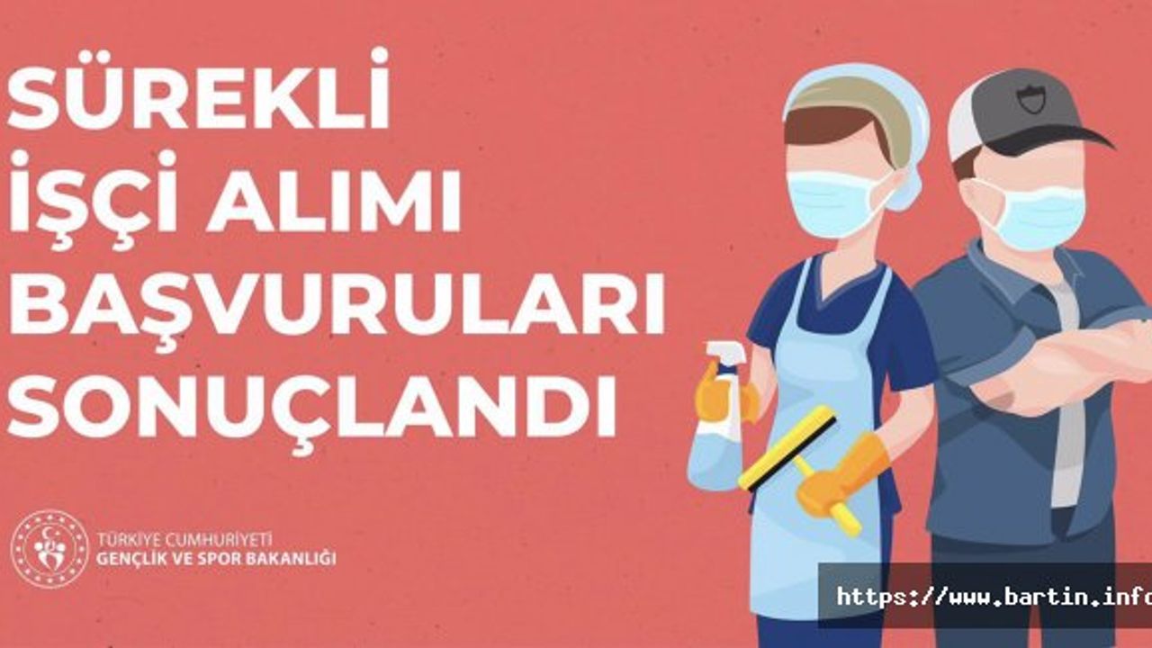 GSB Sürekli İşçi Kura Sonuçları Açıklandı