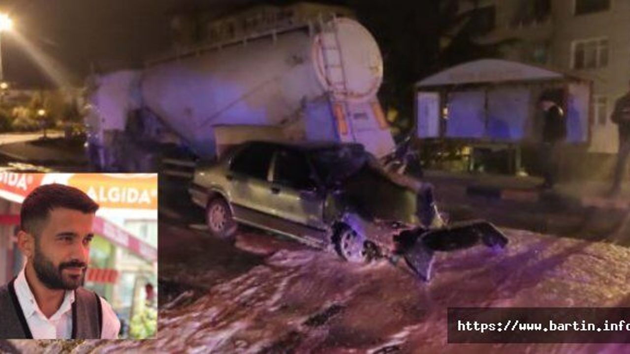 TIR’a Arkadan Çarpan Araç Sürücüsü Öldü