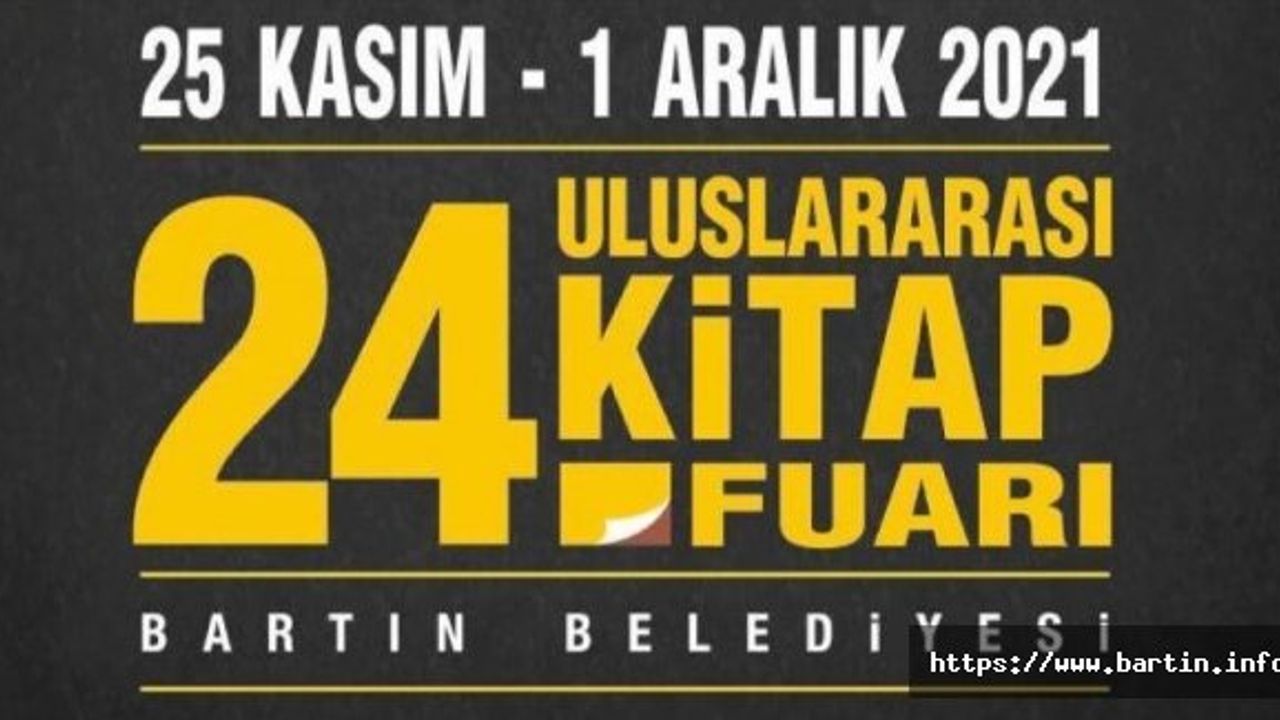 24.Uluslararası Bartın Kitap Fuarı Açılıyor