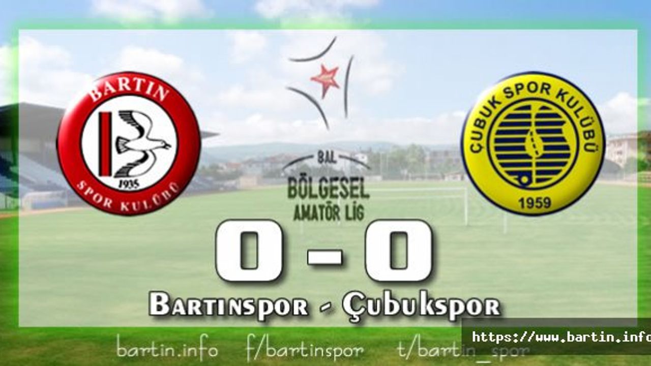 Bartınspor Evinde Tekledi: 0-0