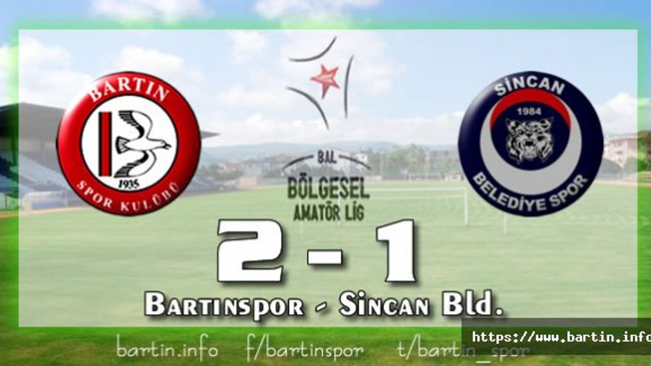 Bartınspor Lideri Devirdi: 2-1