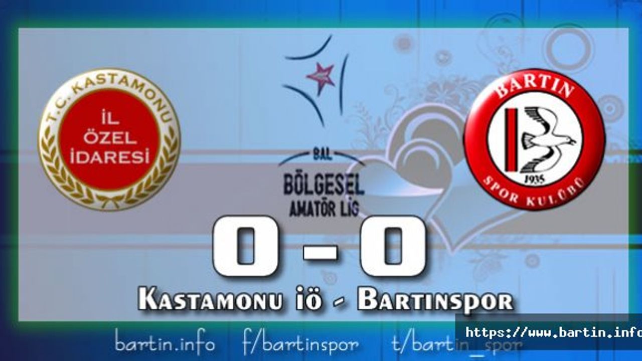 Bartınspor Teklemeye Devam Ediyor: 0-0