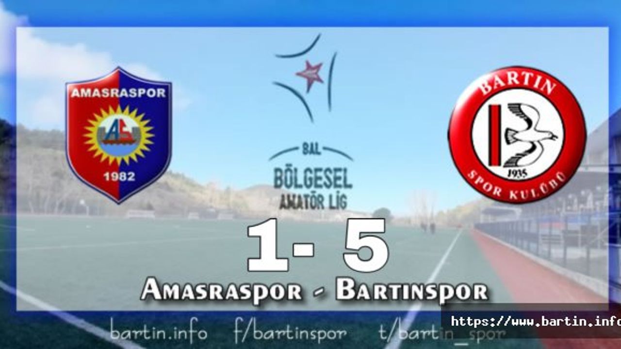 Derbide Gülen Taraf Bartınspor: 1-5