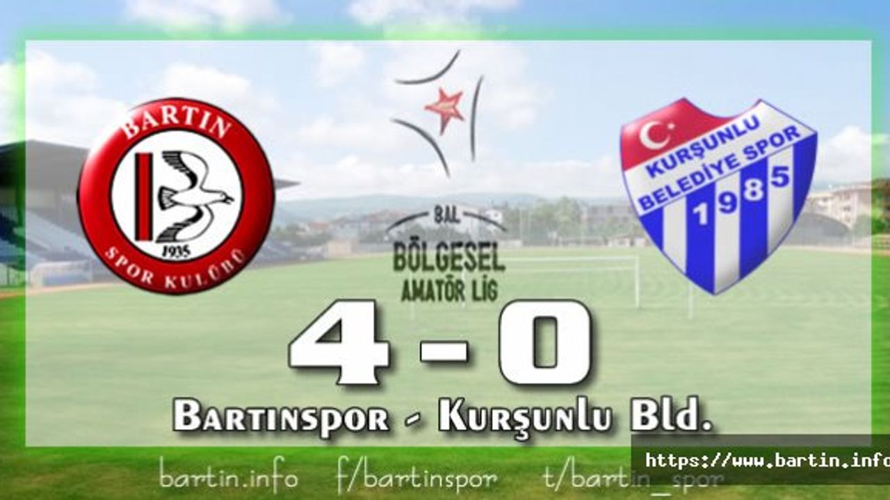 Bartınspor Zirve Takibini Sürdürüyor: 4-0