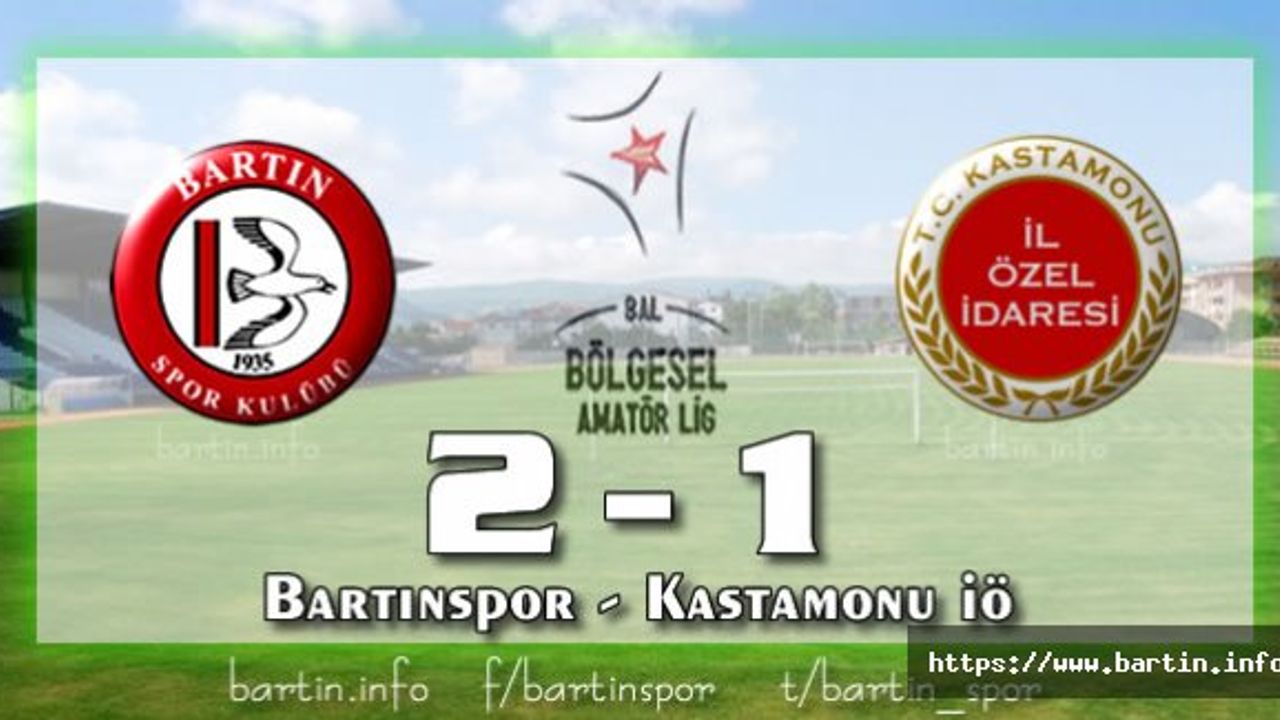 Bartınspor Yeniden Zirvede: 2-1