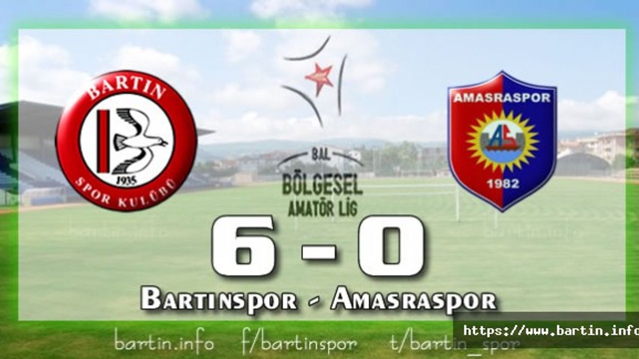 Bartınspor'un Zirve Takibi Sürüyor: 6-0