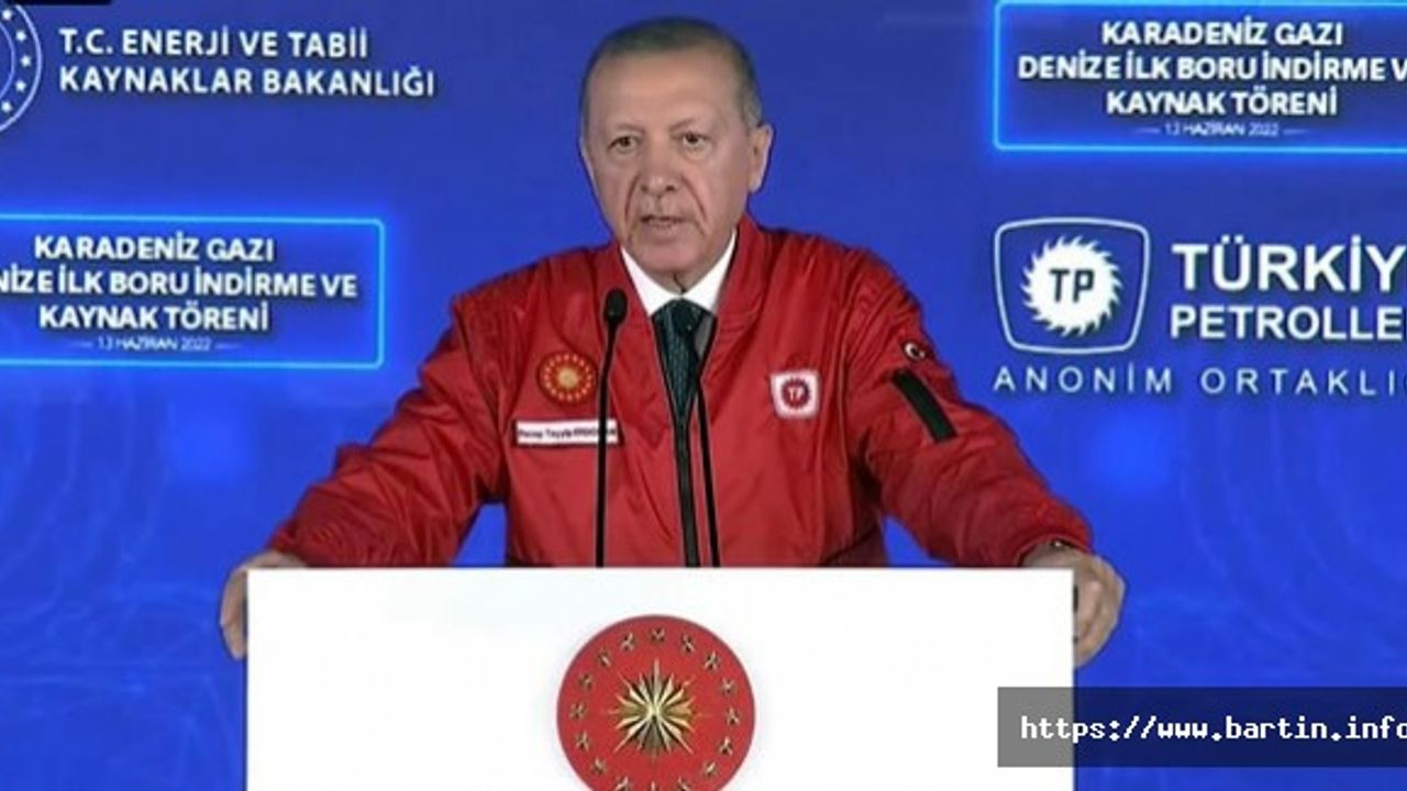 540 Milyar Metreküp Doğalgaza İlk Boru