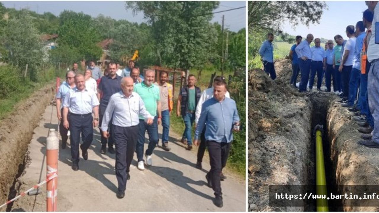 Kozcağız’a Doğalgaz İçin İlk Boru
