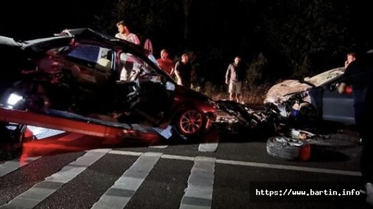 Amasra’da Tünel Çıkışında Kaza: 1’i Ağır 5 Yaralı