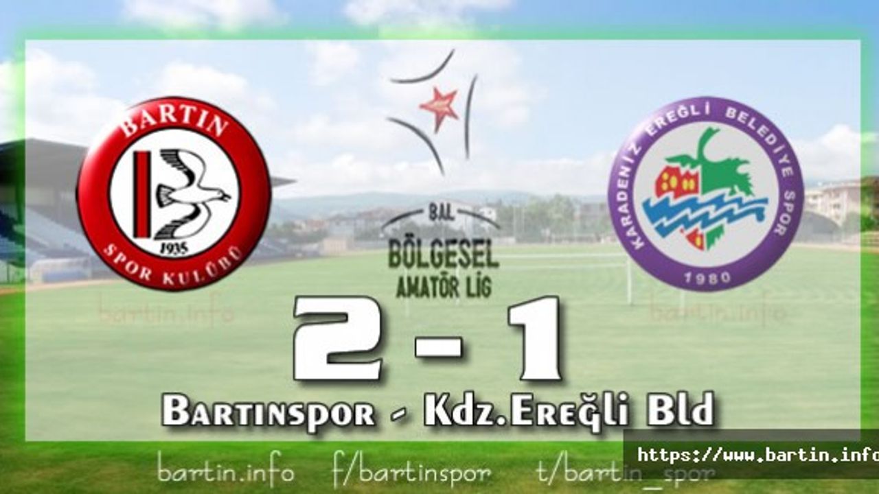 Bartınspor, Ereğli'yi Eli Boş Gönderiyor: 2-1