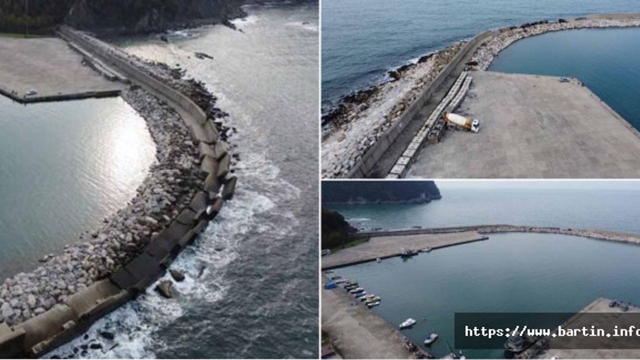 Balıkçı Barınağına 100 Bin Ton Beton Blok