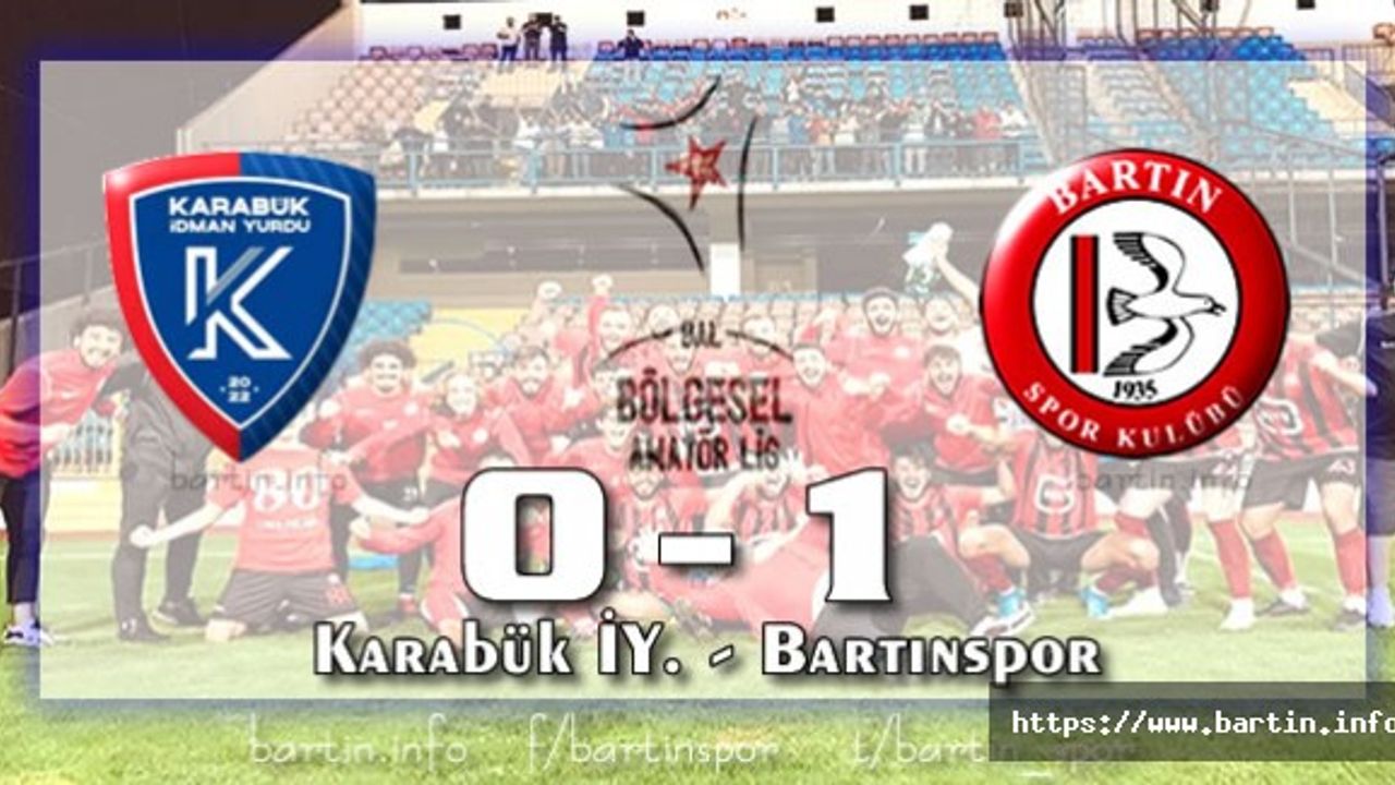 Bartınspor Karabük'ten 3 Puanı Söktü Aldı: 0-1