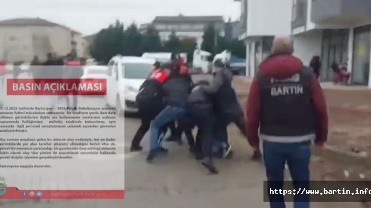 Bartınspor Maçı Sonrası Olaylara Valilikten Açıklama