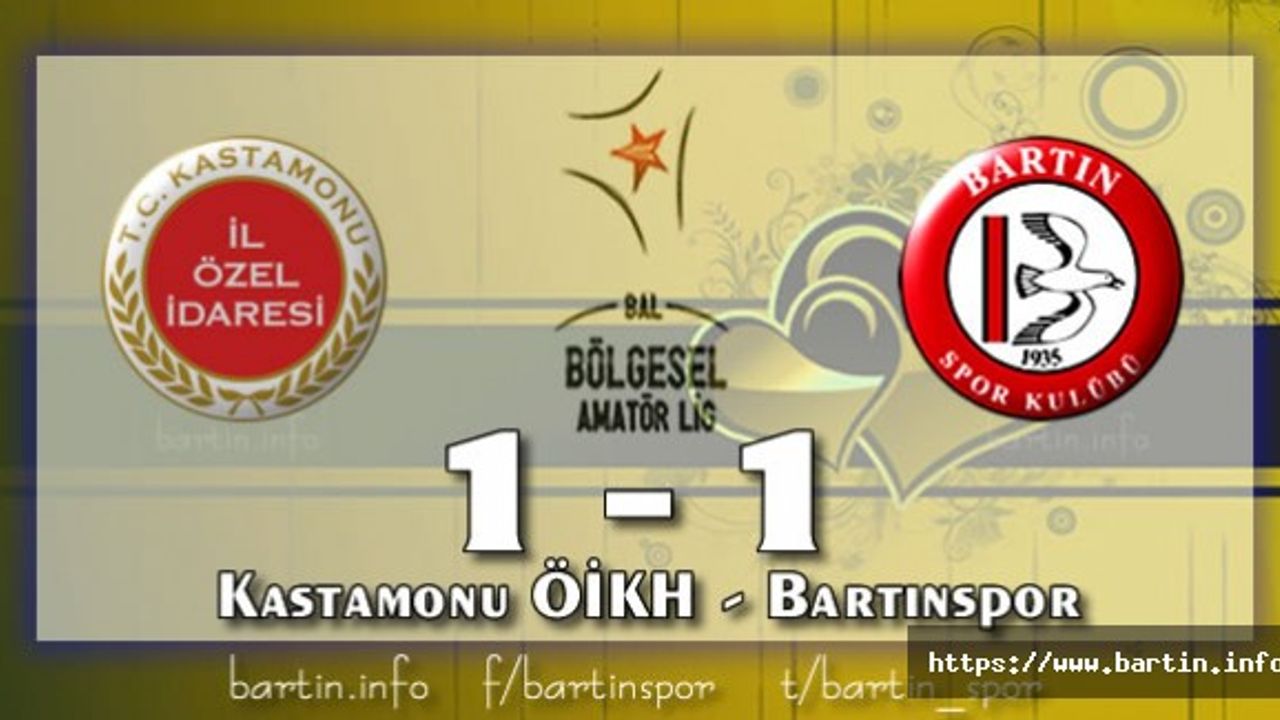 Bartınspor, Uzatmalarda Puanı Kaptı:1-1