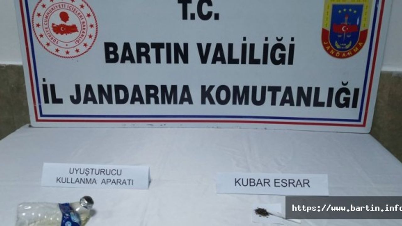 Köyde Uyuşturucu Kullanan Kişi Suçüstü Yakalandı