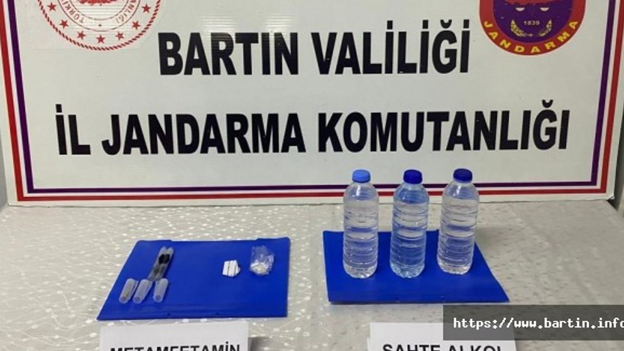 Kozcağız'da Uyuşturucu ve Sahte Alkol