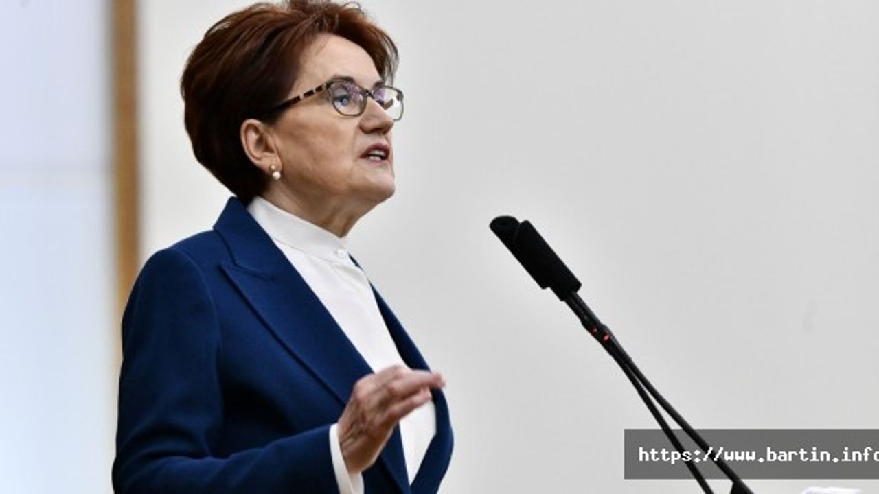 Akşener: Bize bu kurşun mu dur diyecek?
