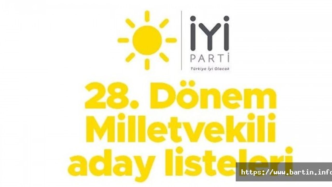 Bartın’da İyi Parti CHP Adayını Destekleyecek