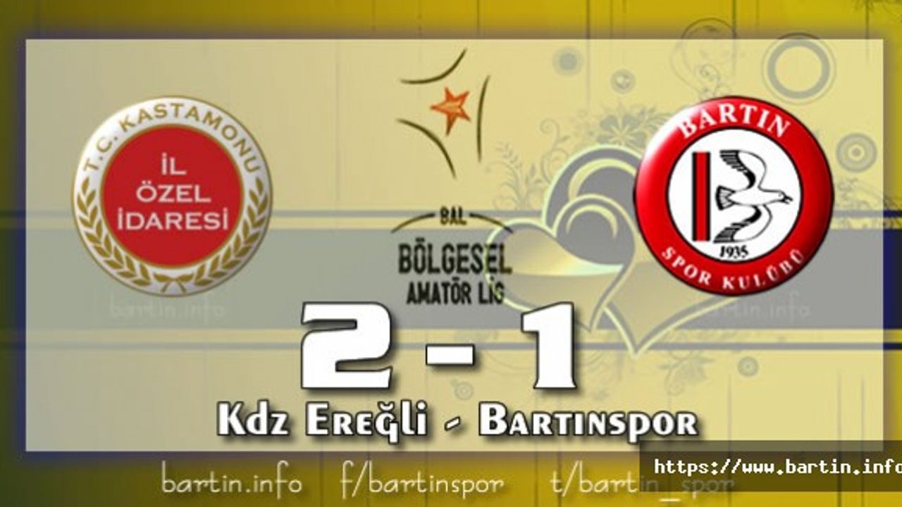 Bartınspor Ağır Yara Aldı: 2-1