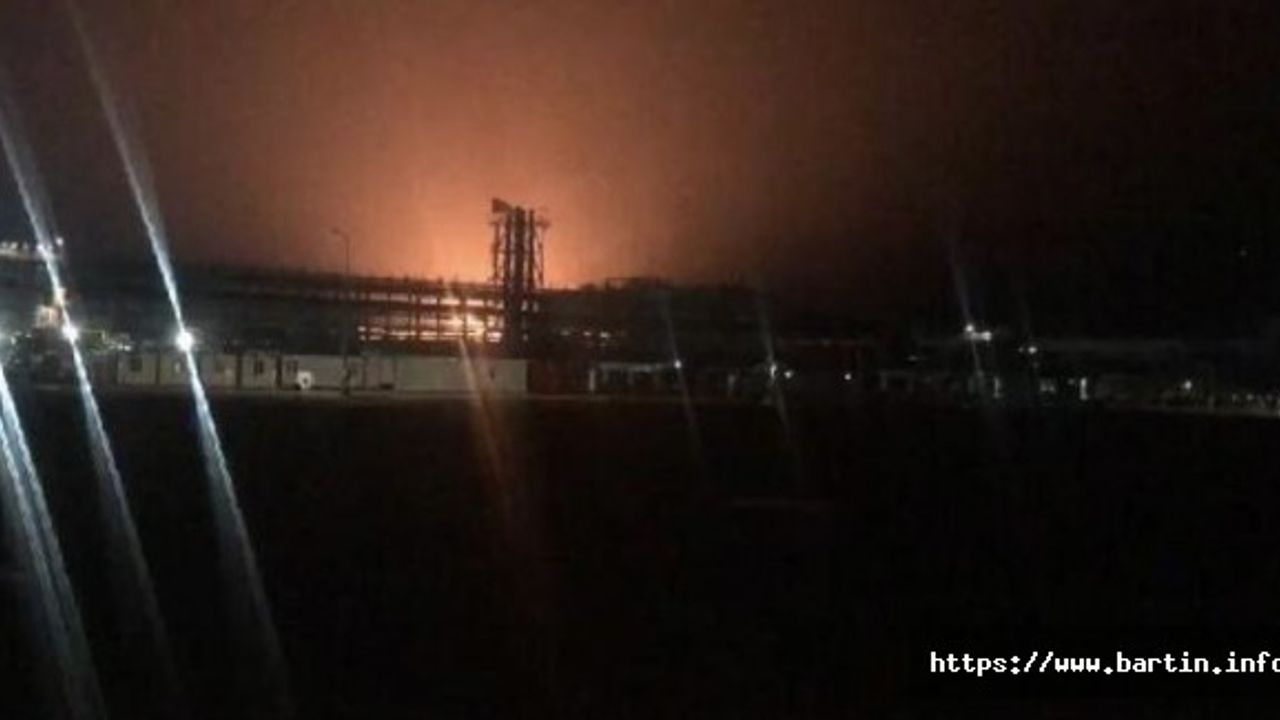Karadeniz Gazının İlk Alevleri Geceyi Aydınlattı