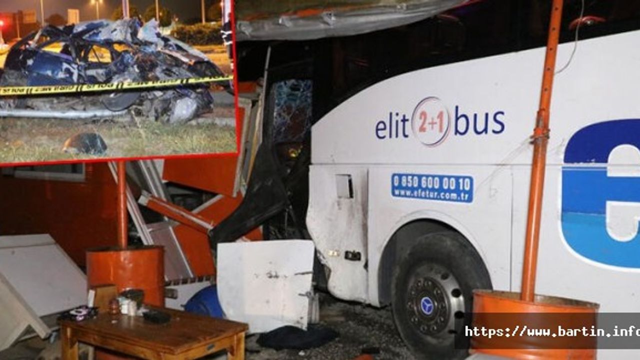 Bartın Otobüsü Kaza Yaptı: 2 Ölü, 2 Yaralı