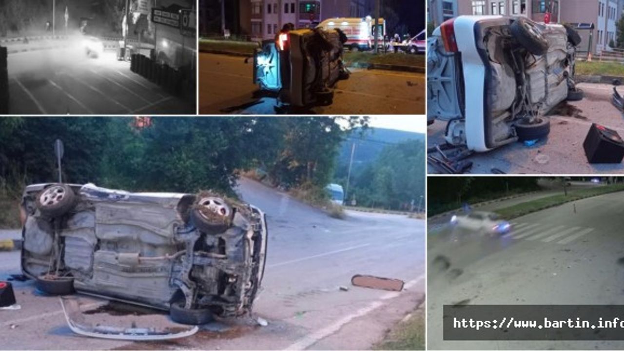 Ödünç Aldığı Otomobille Kaza Yaptı: 2 Yaralı