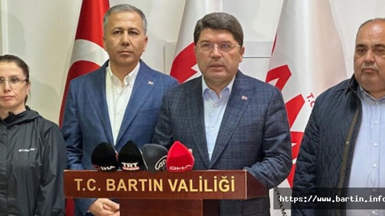 Sel Felaketi; 2 Bakan Bartın'da