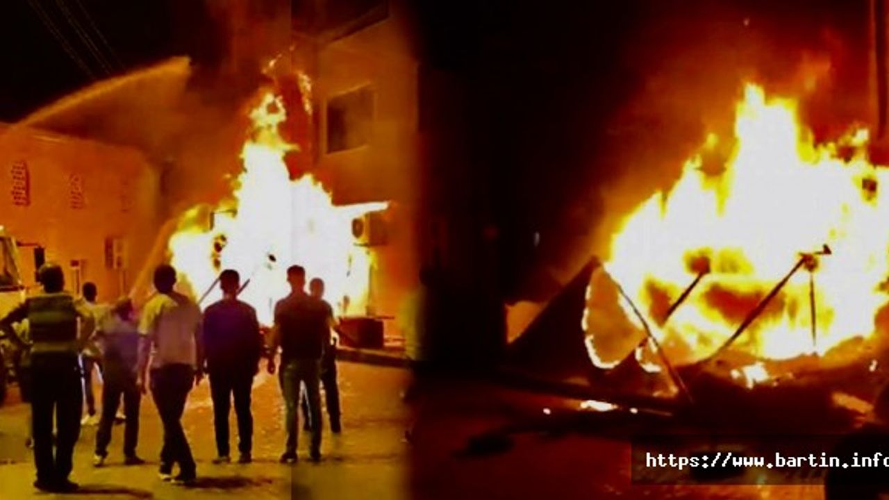 Manavda Çıkan Yangın 3 Katlı Eve Sıçradı