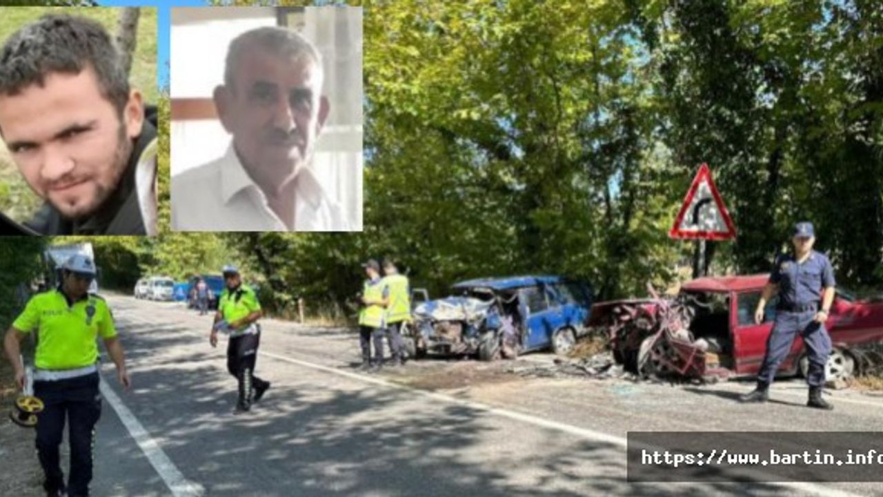 Otomobiller Kafa Kafaya Çarpıştı: 2 Ölü, 1 Yaralı