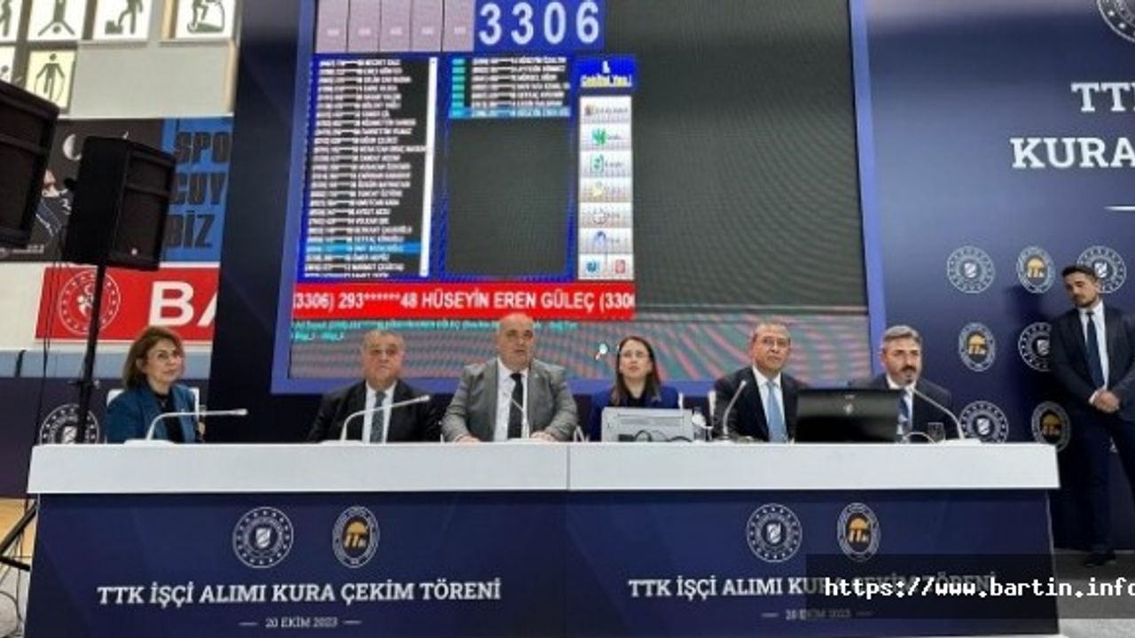 TTK’ya 400 İşçi Alım Kurası Çekildi