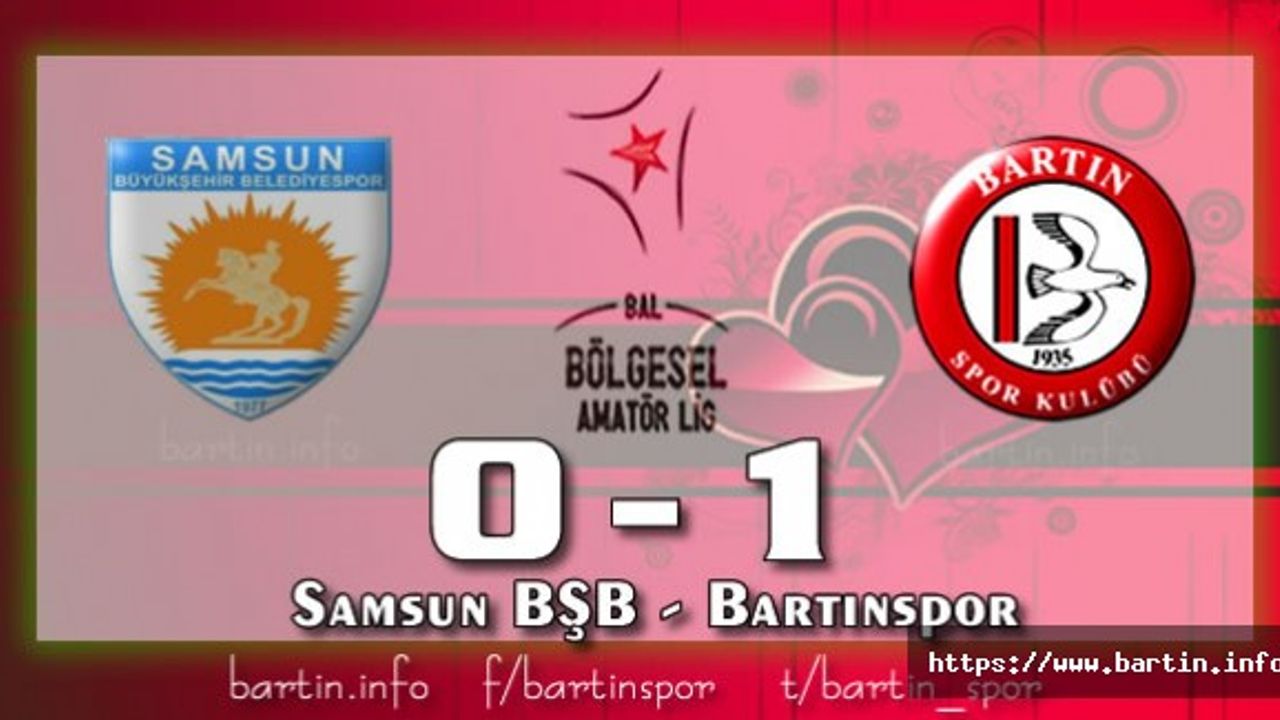 Bartınspor Samsun'dan 3 Puanla Dönüyor: 0-1