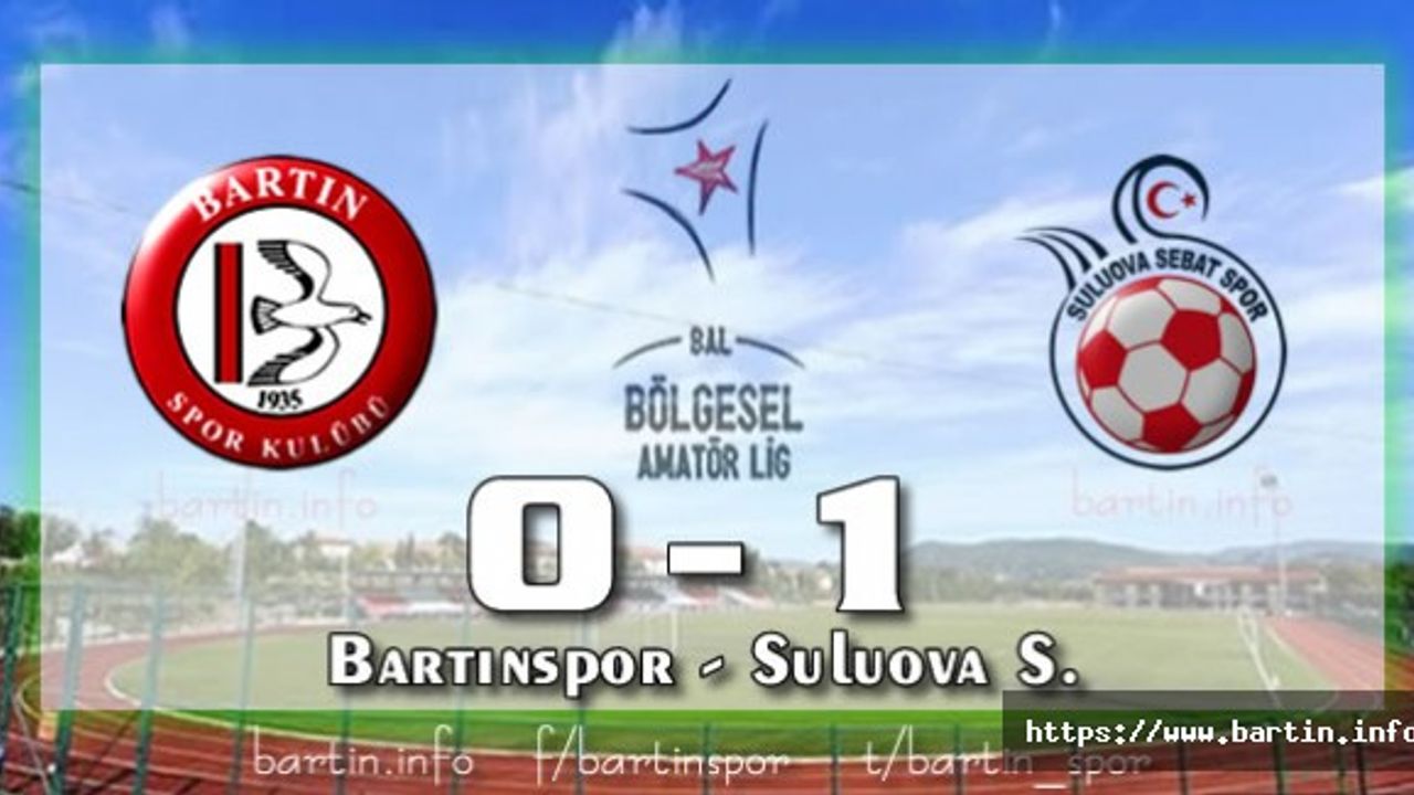 Bartınspor Ümit Vermiyor: 0-1