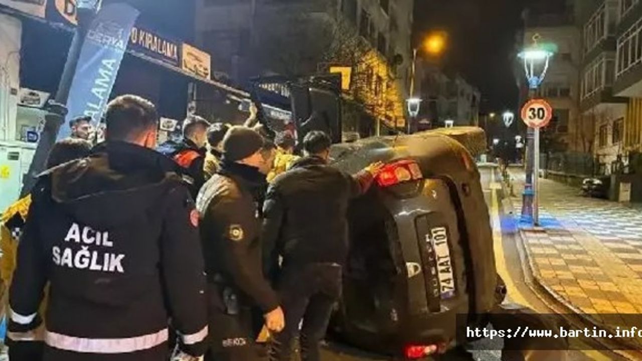 Otomobilin Çarptığı Cip Takla Attı: 3 Yaralı