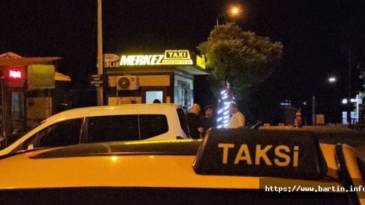 Taksi durağına bomba ihbarı korkuttu
