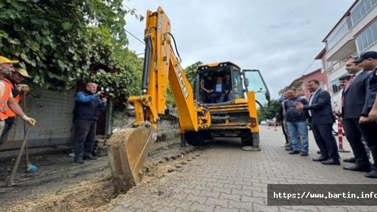 Ulus'ta Doğalgaz İçin İlk Kazma
