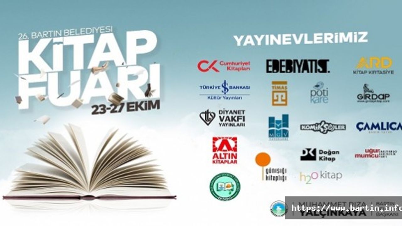 26.Bartın Kitap Fuarı Programı Belli Oldu