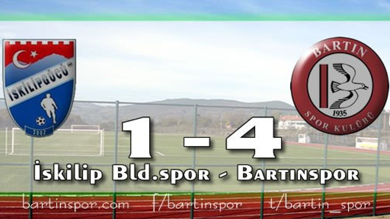 Bartınspor Çorum'da dört köşe: 1-4